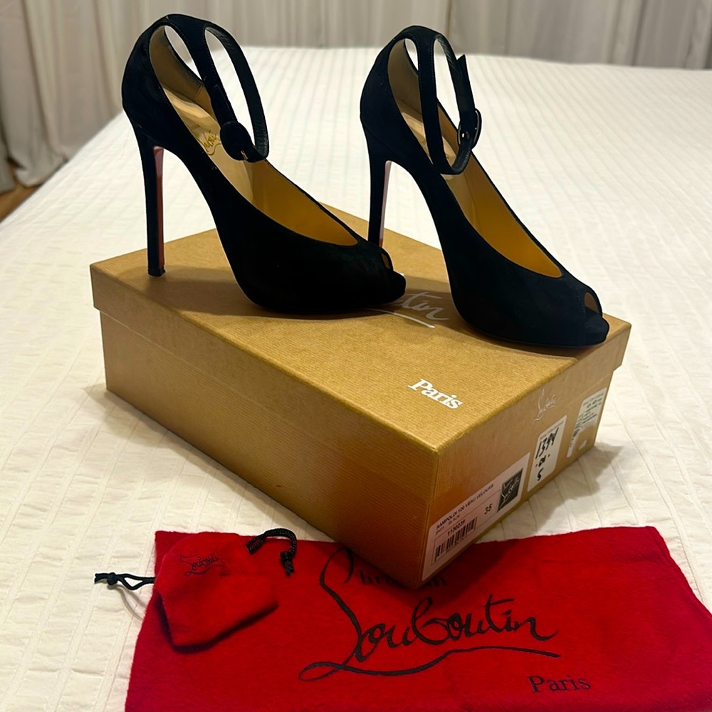 Christian Louboutin  gently used with box and bag
